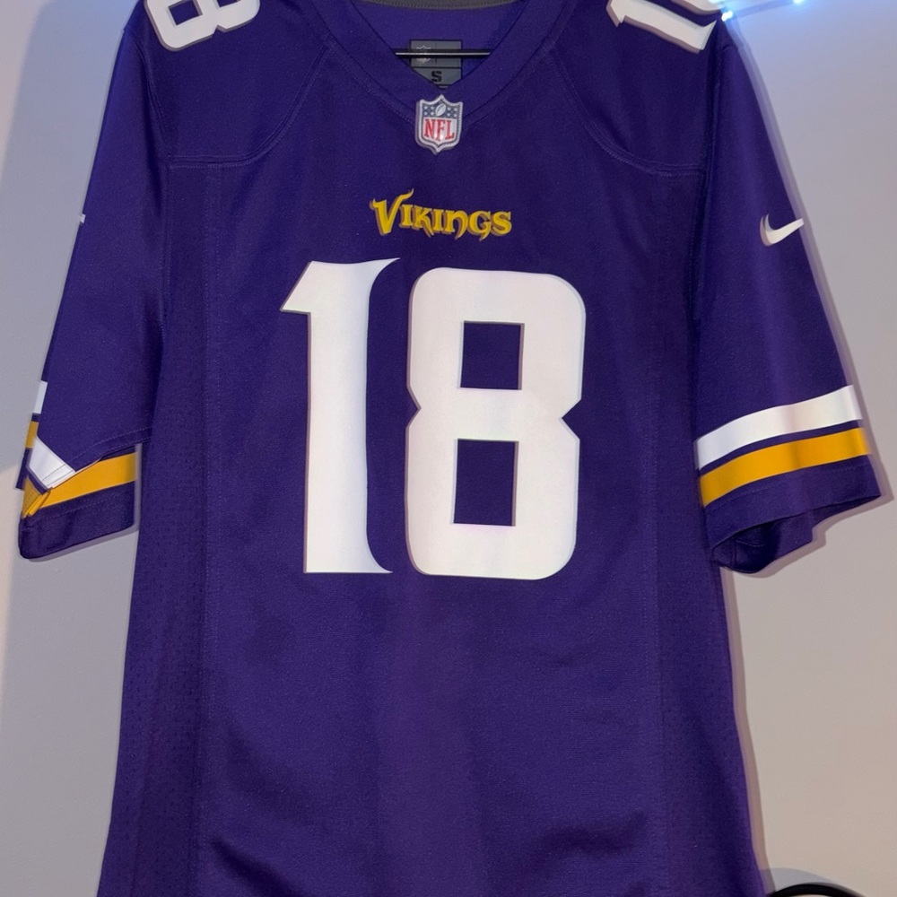 NFL Purple and White Vikings Jersey
